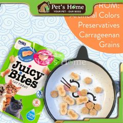 Bánh thưởng Inaba Juicy Bites snack viên mềm nhiều vị thơm ngon hấp dẫn cho mèo Nhật Bản