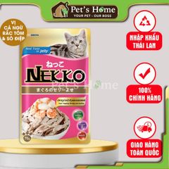 Pate mèo Nekko cho mèo mọi lứa tuổi dạng thạch Jelly gói 70g