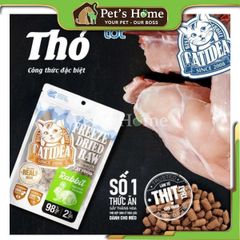 Thịt tươi sấy thăng hoa Catidea Freeze Dried Raw 100g