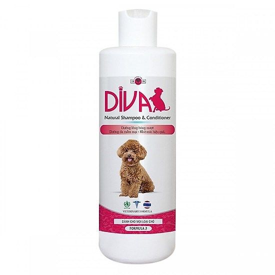 Sữa tắm chó mèo DIVA Hồng 400ml