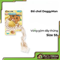 Vòng cotton Doggyman đồ chơi dạng vòng dây thừng siêu bền để gặm, huấn luyện cho chó