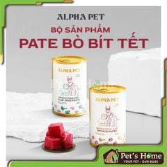 Pate cho chó mèo Alpha Pet lon 400g