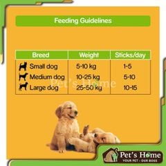Bánh thưởng Pedigree Meat Jerky Stix snack dạng thanh mềm vị thịt xông khói cho chó Thái Lan 60g