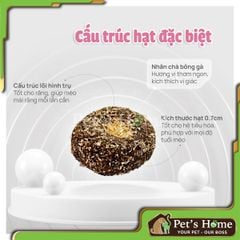 Thức ăn hạt cho mèo PetQ Macaron D5 200g