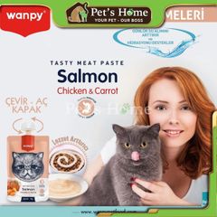Súp thưởng Wanpy nắp vặn hàng chuẩn nội địa Trung và Châu Âu thơm ngon cho mèo
