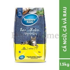 Hạt Snappy Tom [1,5kg] thức ăn cho mèo có Topping Thái Lan