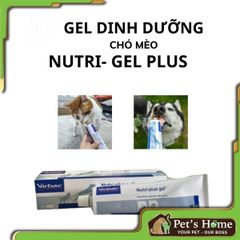 Gel Nutri-plus gel Virbac gel dinh dưỡng bổ sung khoáng chất, dinh dưỡng cho chó mèo bệnh, gầy Pháp