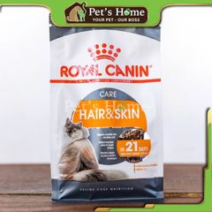 Hạt Royal Canin Hair & Skin [2kg - 400g] thức ăn cho mèo dưỡng da lông khỏe bóng mượt Pháp