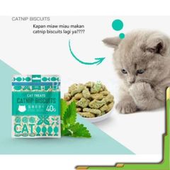 Bánh thưởng cho mèo Catnip Biscuits 40g