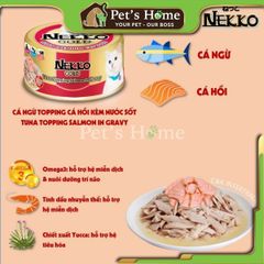 Pate Nekko Gold thức ăn ướt hỗ trợ tiêu hoá, bổ sung Taurine cho mèo Thái Lan lon 85g