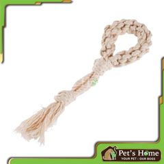 Vòng cotton Doggyman đồ chơi dạng vòng dây thừng siêu bền để gặm, huấn luyện cho chó