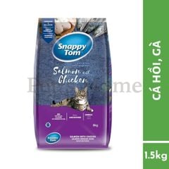 Hạt Snappy Tom [1,5kg] thức ăn cho mèo có Topping Thái Lan