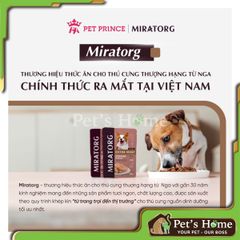 Hạt Miratorg thức ăn hạt vị thịt bê cho chó trưởng thành giống nhỏ