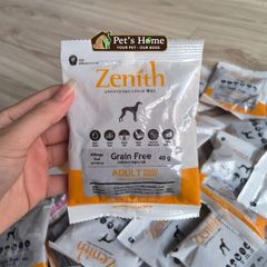 Hạt mẫu dùng thử Zenith 40g cho chó