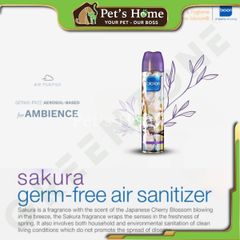 Chai xịt khử mùi và diệt trùng không khí Bio ion Germ Free Air Sanitizer 300ml