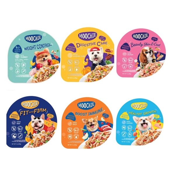 Pate Moochie hũ nhựa 85g cho chó (vị ngẫu nhiên)