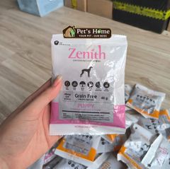 Hạt mẫu dùng thử Zenith 40g cho chó