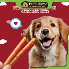 Bánh thưởng Doggyman loại Que gặm các vị giúp sạch răng cho chó Nhật Bản túi 60g 120g