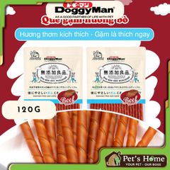 Bánh thưởng Doggyman loại Que gặm các vị giúp sạch răng cho chó Nhật Bản túi 60g 120g