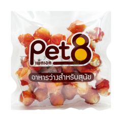 Thịt ức gà sấy khô LoveMe Pet8 snack gà sấy cho chó Thái Lan gói lớn 350 400g