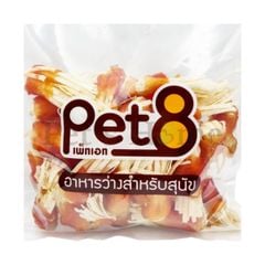 Thịt ức gà sấy khô LoveMe Pet8 snack gà sấy cho chó Thái Lan gói lớn 350 400g