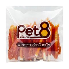 Thịt ức gà sấy khô LoveMe Pet8 snack gà sấy cho chó Thái Lan gói lớn 350 400g