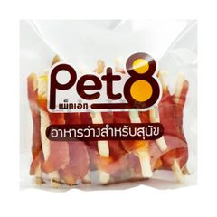 Thịt ức gà sấy khô LoveMe Pet8 snack gà sấy cho chó Thái Lan gói lớn 350 400g