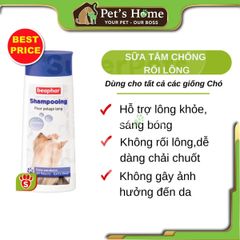 Sữa tắm Beaphar Bubble 250ml sữa tắm khử mùi hôi, mượt lông cho chó mèo Hà Lan