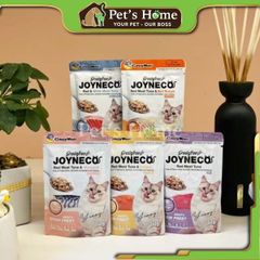 Pate Joyneco thức ăn ướt mềm giàu DHA, Omega 3 giúp sáng mắt, mượt lông cho mèo Nhật Bản gói 60g