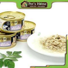 Pate Fit4Cats Premium thức ăn ướt mềm Cá ngừ trắng đóng hộp cho mèo Nhật Bản lon 85g
