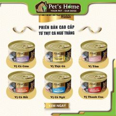 Pate Fit4Cats Premium thức ăn ướt mềm Cá ngừ trắng đóng hộp cho mèo Nhật Bản lon 85g