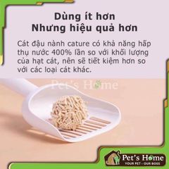 Cát đậu nành Cature Tofu Pellet cát vệ sinh, cát hữu cơ xả được bồn cầu, an toàn với mèo và mèo con
