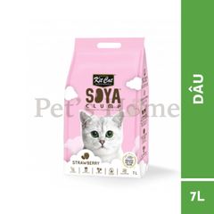 Cát đậu nành KitCat Soya cát vệ sinh, cát hữu cơ xả được bồn cầu không bụi an toàn với mèo, mèo con