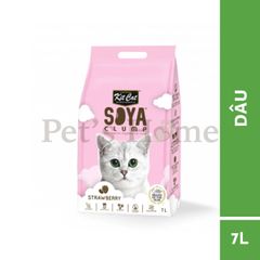 Cát vệ sinh cho mèo Kit Cat Soya được làm từ đậu nành 7L