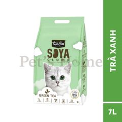 Cát vệ sinh cho mèo Kit Cat Soya được làm từ đậu nành 7L