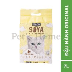 Cát đậu nành KitCat Soya cát vệ sinh, cát hữu cơ xả được bồn cầu không bụi an toàn với mèo, mèo con