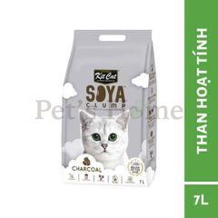 Cát đậu nành KitCat Soya cát vệ sinh, cát hữu cơ xả được bồn cầu không bụi an toàn với mèo, mèo con