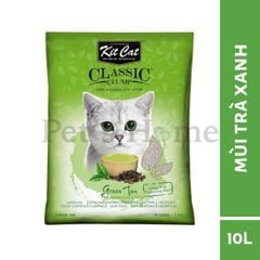 Cát sỏi vón cục Kit Cat Bentonite - cát vệ sinh cho mèo 10L