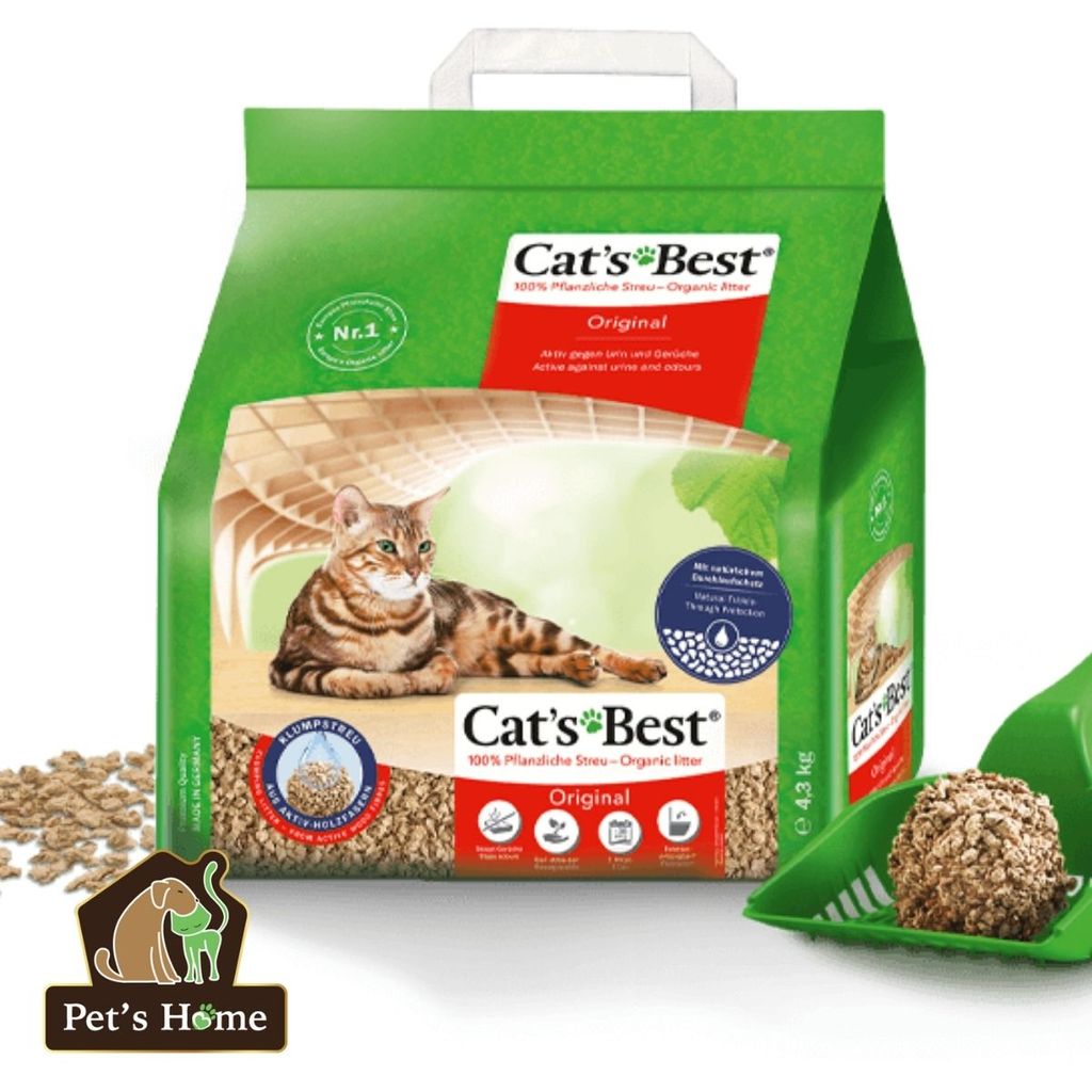 Cát gỗ Cat's Best cát hữu cơ vệ sinh cho mèo 10L, 30L