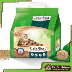 Cát gỗ Cat's Best cát hữu cơ vệ sinh cho mèo Sensitive 8L, 20L