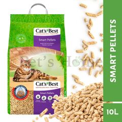 Cát gỗ Cat's Best cát hữu cơ vệ sinh cho mèo lông dài SmartPallets 10L