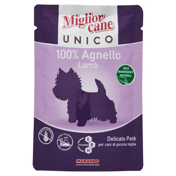 Pate Migliorcane Unico M23 cho chó vị cừu non 100g