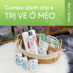 Combo Trị ve cho Mèo