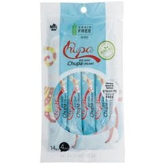 Sốt Meowow Chupa Creamy không ngũ cốc cho mèo 4 x 14g