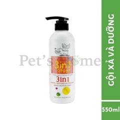 Dầu gội và xả Forbis Forcans sữa tắm cho chó mèo lông trắng / lông xoăn / chó mèo con 550ml