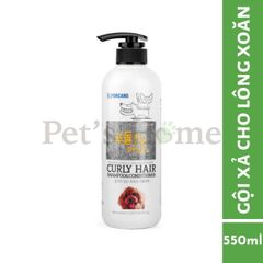 Dầu gội và xả Forbis Forcans sữa tắm cho chó mèo lông trắng / lông xoăn / chó mèo con 550ml