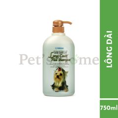 Dầu gội nha đam Forbis Forcans dầu gội oliu nhẹ dịu cho chó lông dài, lông ngắn Hàn Quốc 750ml