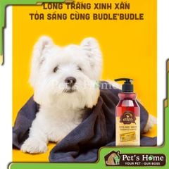 Dầu gội xả Budle Budle dầu gội hữu cơ dịu nhẹ, mượt lông cho chó con, chó lông trắng Hàn Quốc 500g