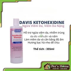 Sữa tắm Davis sữa tắm dành cho chó mèo viêm da, nấm da, ghẻ Mỹ 355ml