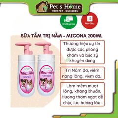 Sữa tắm trị viêm da, nấm da Micona 200ml